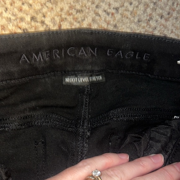 Black American Eagle Jeans - Picture 3 of 4